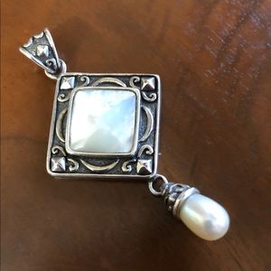 MOP & Pearl Sterling silver Pendant